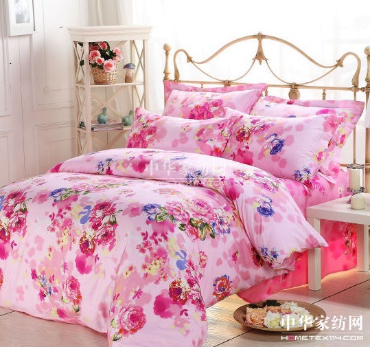 水星家紡田園床品帶你夢回桃花源