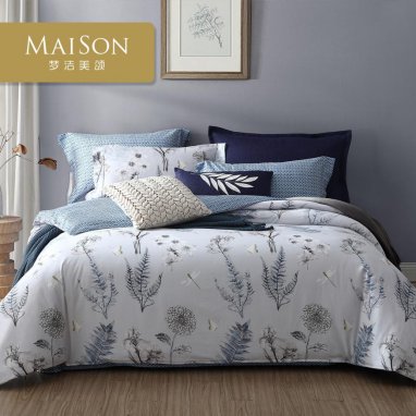 初秋晨曦詩(shī)意生活夢(mèng)潔家紡2017年早秋上新盡在天貓